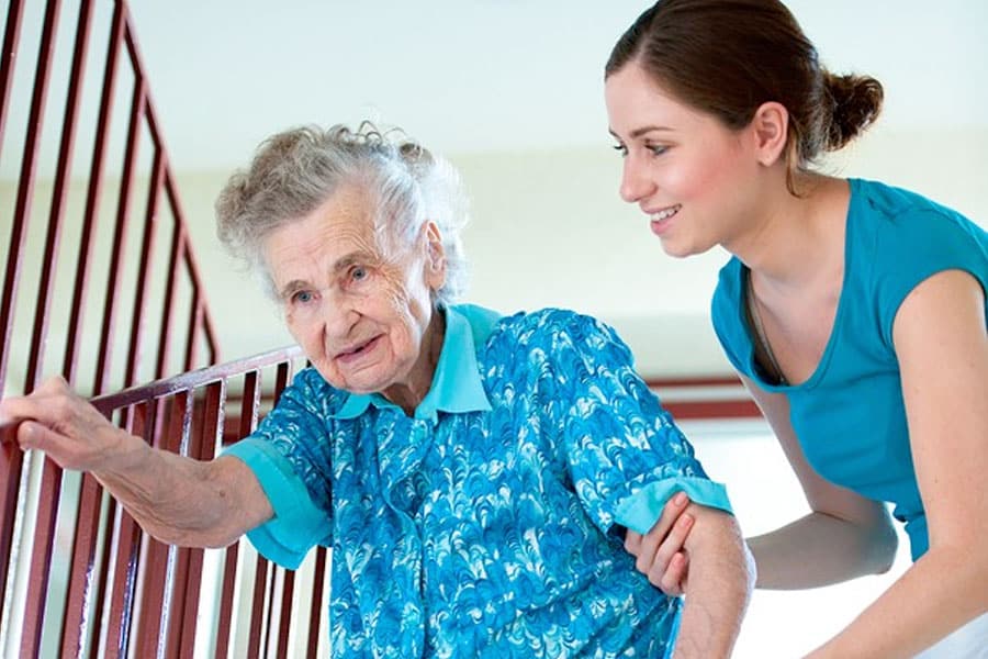 caregiver-and-woman caregiver-and-woman